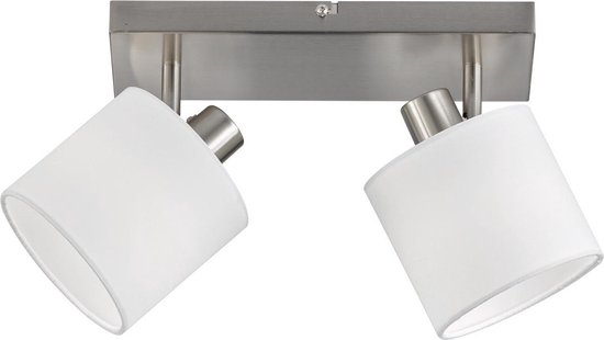 LED Plafondspot - Plafondverlichting - Trion Torry - E14 Fitting - Rechthoek - Mat - Aluminium