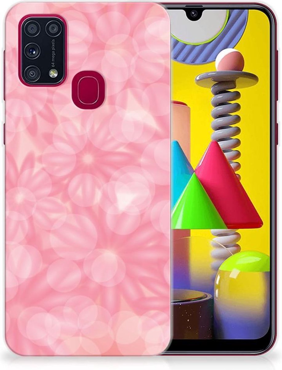TPU Hoesje voor Samsung Galaxy M31 TPU Case Spring Flowers