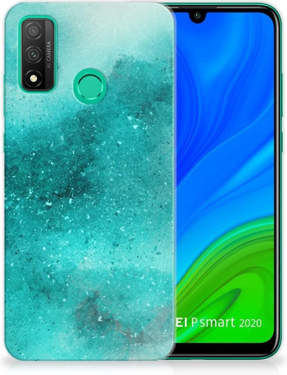 Hoesje maken Huawei P Smart 2020 Painting Blue