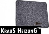 Warme voeten mat 60x70cm 60w, antraciet , 230 Volt  Kraus  met dimmer
