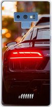 Samsung Galaxy Note 9 Hoesje Transparant TPU Case - Audi R8 Back #ffffff