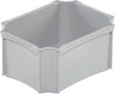 Inzetbak voor Euroboxen, 355 x 276 x 85 mm, 1/2 vakverdeling