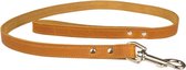 Duvo+ Classy leder leiband Cognac 100cm/14mm