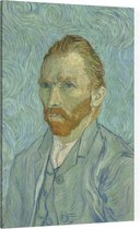 Zelfportret, Vincent van Gogh - Foto op Canvas - 60 x 90 cm