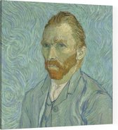 Zelfportret, Vincent van Gogh - Foto op Canvas - 100 x 100 cm