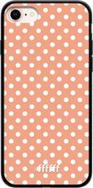 iPhone 7 Hoesje TPU Case - Peachy Dots #ffffff