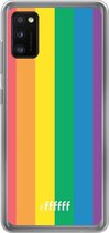 Samsung Galaxy A41 Hoesje Transparant TPU Case - #LGBT #ffffff
