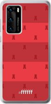 Huawei P40 Hoesje Transparant TPU Case - AZ Alkmaar #ffffff