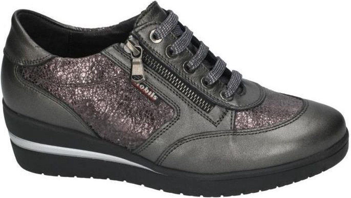 Mobils Ergonomic -Dames grijs donker sneaker-sportief