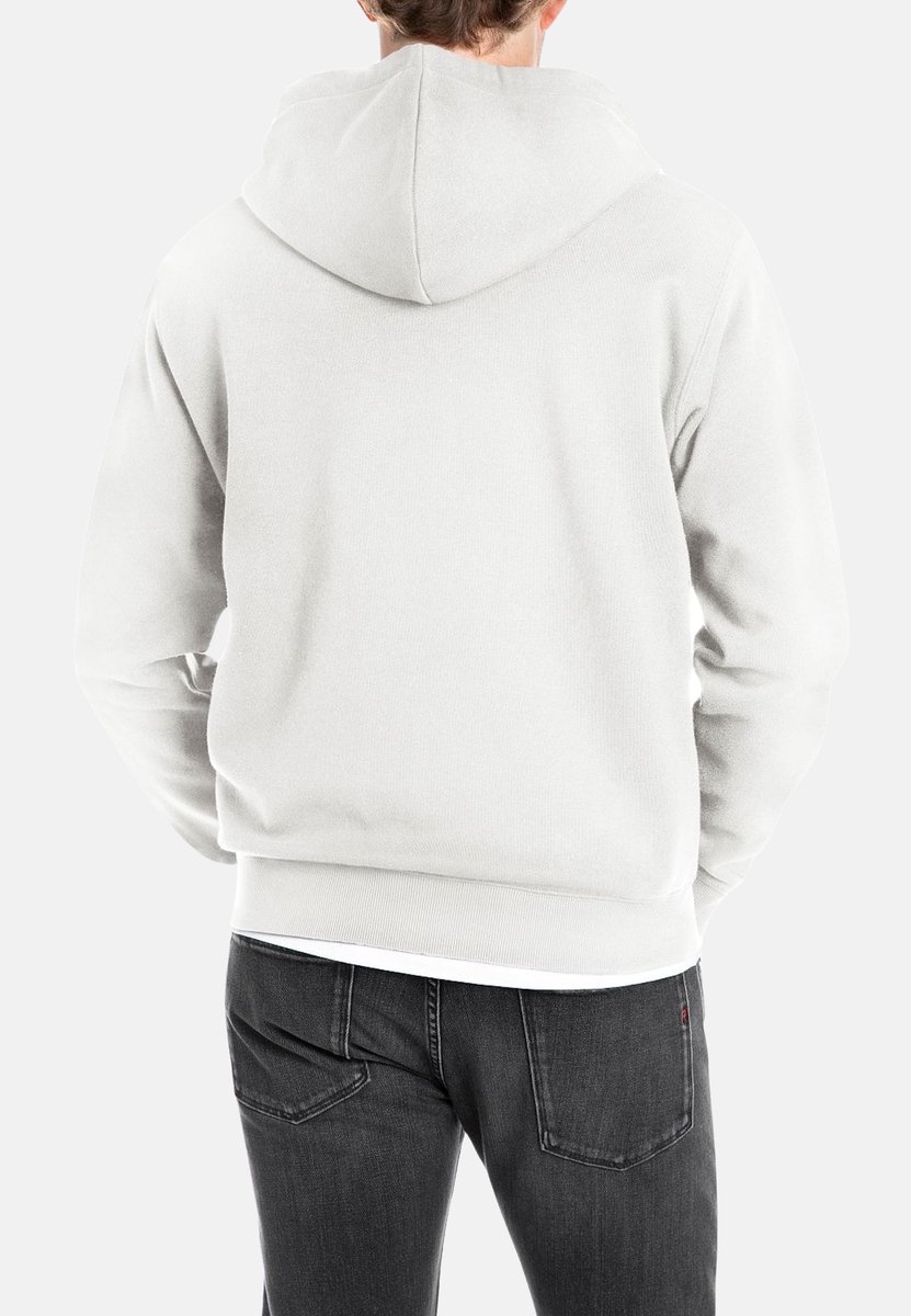Replay Heren Sweatshirt regular fit Wit M Volwassenen