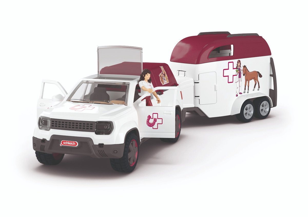 schleich HORSE CLUB - Mobiele dierenarts met aanhanger - 42704 — afbeelding 15