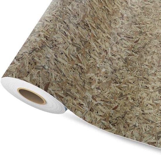 FLOORDIREKT Vloerbedekking - PVC vloeren 3D - Osb - 200 x 450 cm