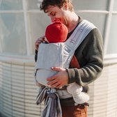 Fidella FlyClick - Porte-bébé ergonomique demi-boucle - Porte-bébé - Chevron - crème - pour tout-petits