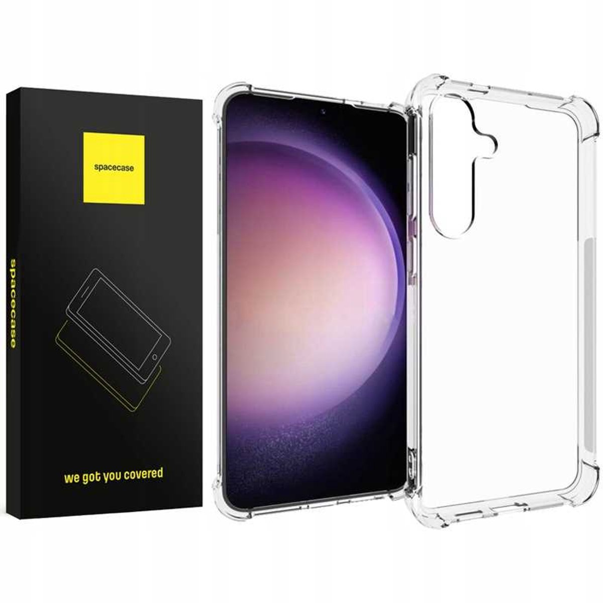 Spacecase Anti-Shock Case Voor Samsung Galaxy S24+ Bescherming