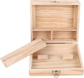 Buy Hout Stash Box Met Rolling Lade Grote Accessoires Boite De