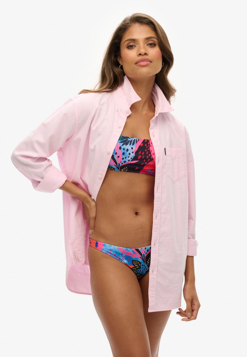 Superdry Tropical Cheeky Bikinibroekje Veelkleurig XL Vrouw blue tropical