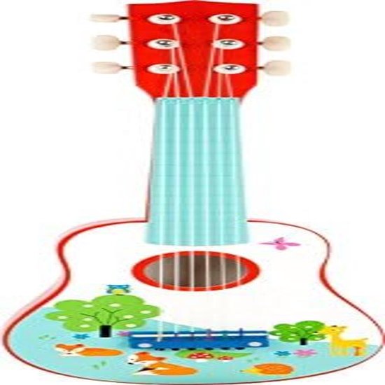 Mini-gitaar, ukelele speelgoed, 4 snaren voor kinderen