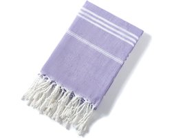 Strandlakens Vakantie Essentials Snel drogend Zandvrij Extra groot bad Zwembad Zwemhanddoek Extra grote deken Volwassen reizen Cruise-accessoires Must Haves Spullen Noodzakelijkheden (90x180CM) - Lichtpaars