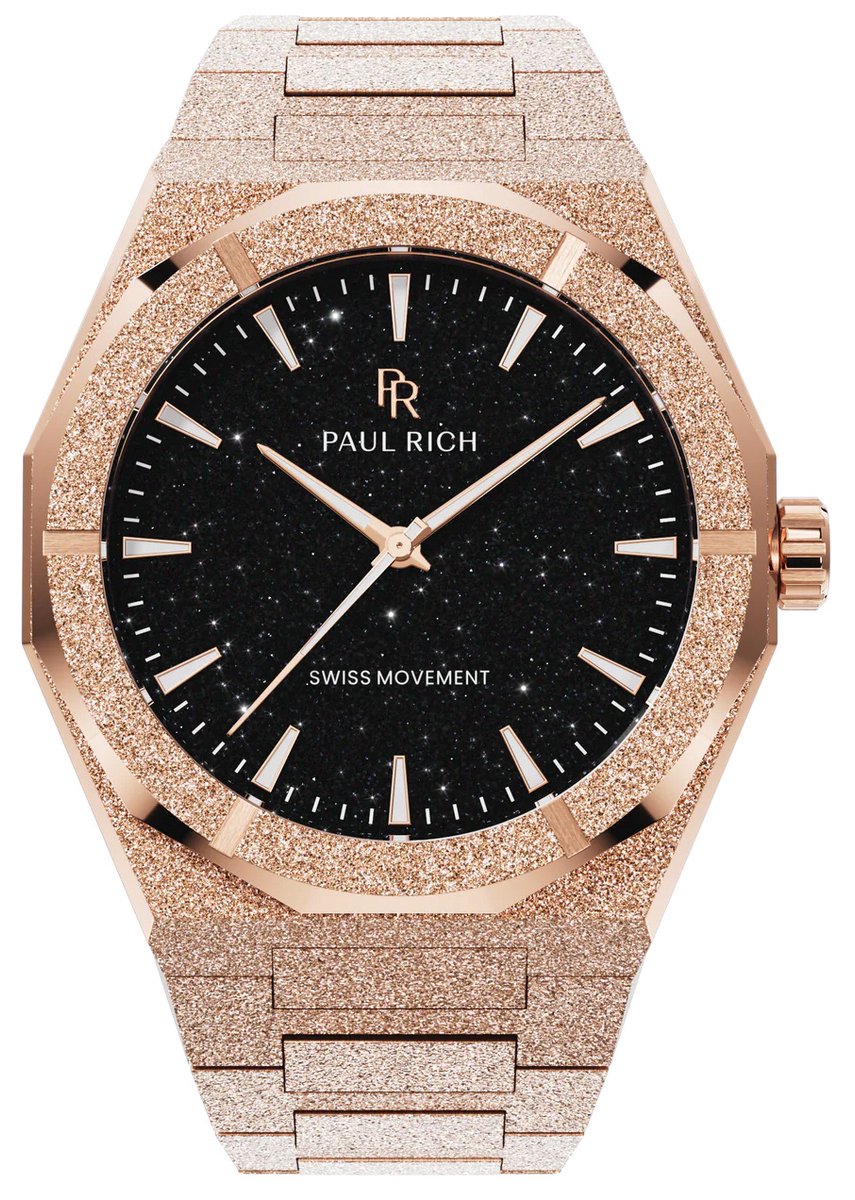 Paul Rich Frosted Star Dust II Void Rose Gold VOID01 horloge