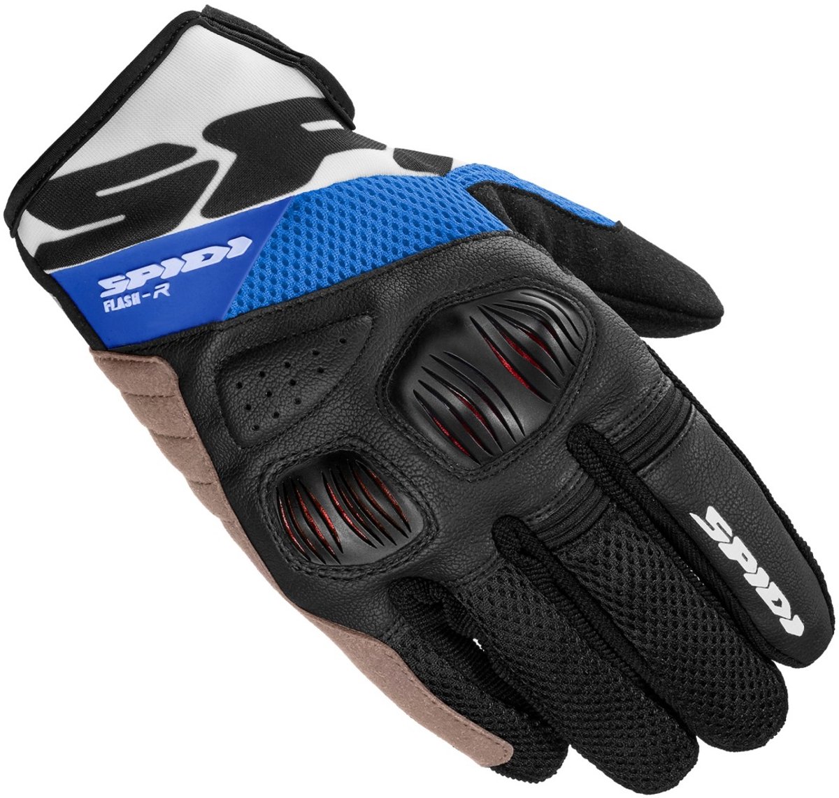 Spidi Flash R Evo K Zwart Blauw - Handschoen