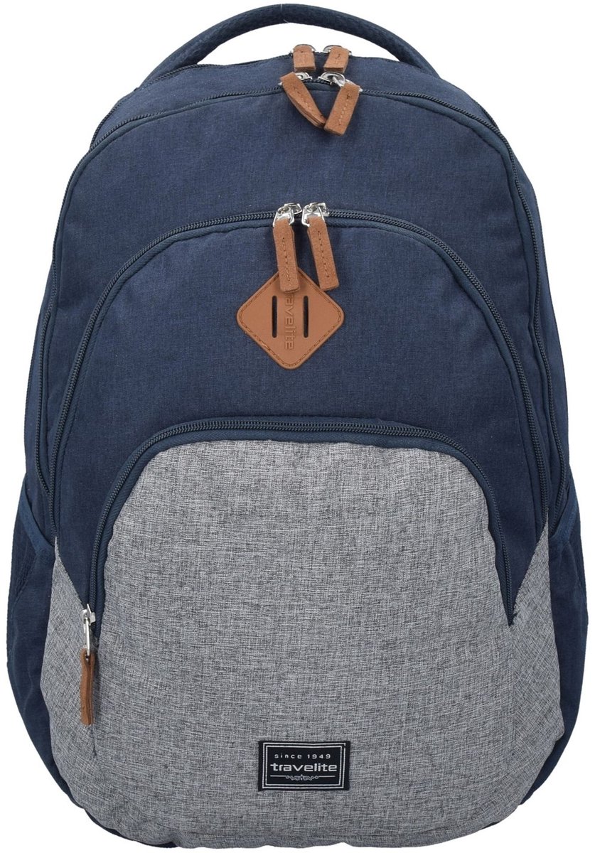 Travelite Basics Backpack Melange navy/grey