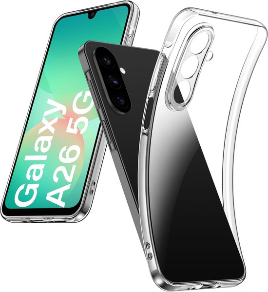 Coque arrière flexible en silicone transparente Convient pour : Samsung Galaxy A26