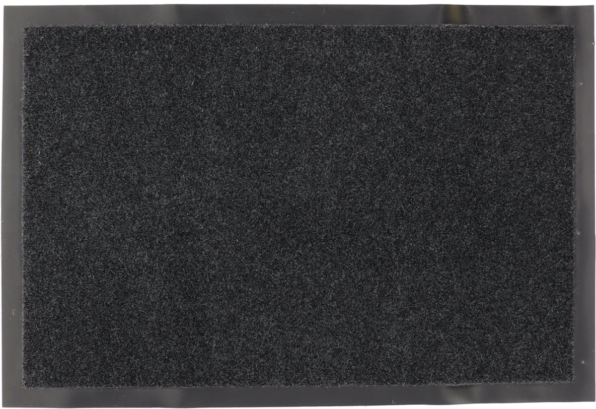 Luance Deurmat - grijs - 60 x 40 cm - voor binnen - PVC / polyester - droogloopmat