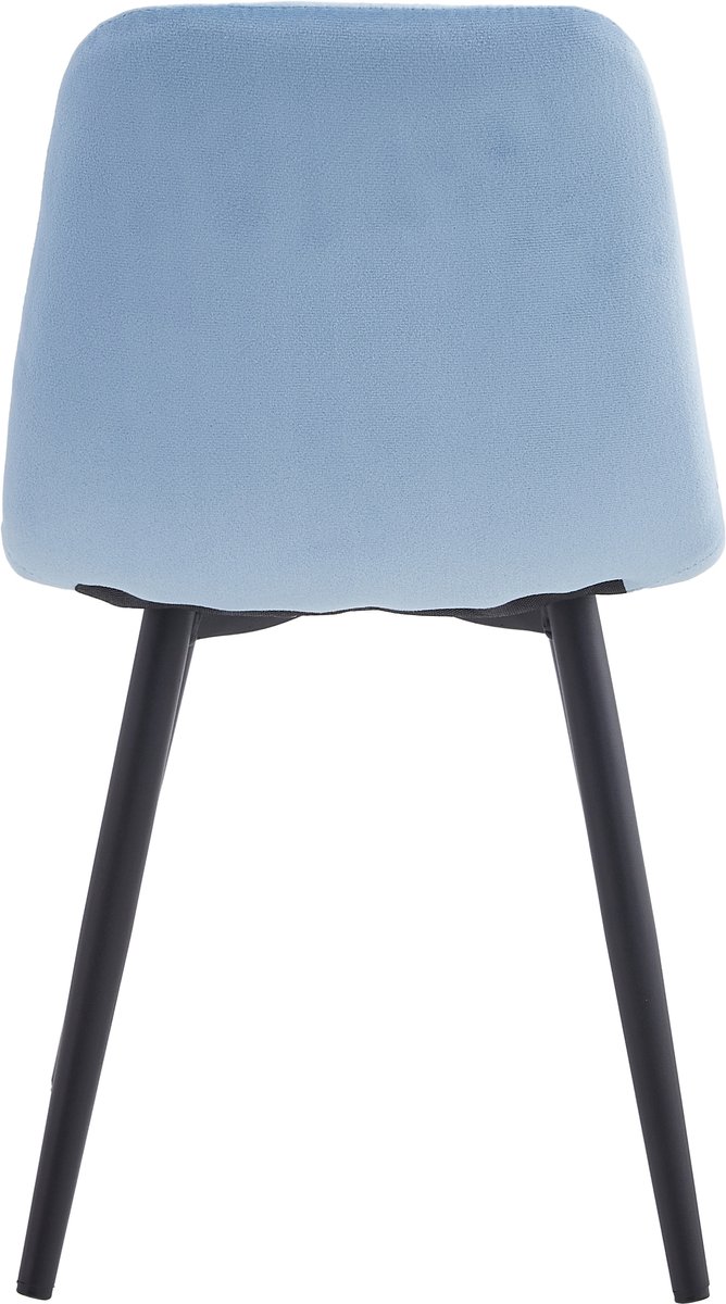 Colenis® - Bambi Kinderstoel - Set Van 2 - Blauw - Fluweel - Velvet — afbeelding 5