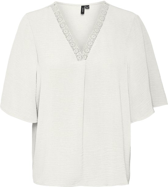 VERO MODA - VMALVA 2/4 LACE TOP WVN GA - Dames - Blouses