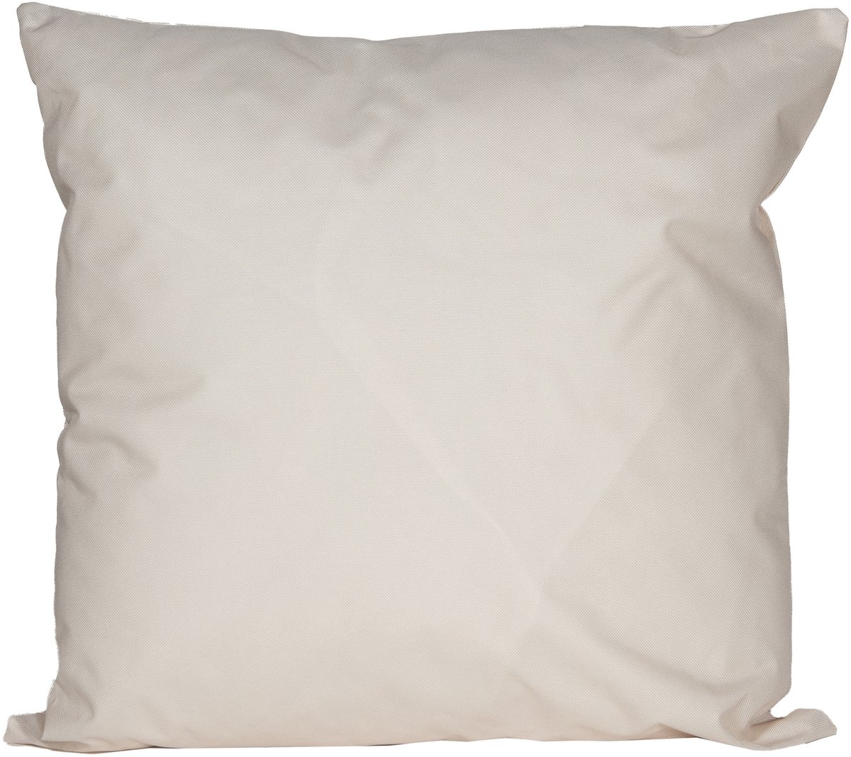 Anna's collection Buiten of tuin sier kussens - zand/beige - 60 x 60 cm - binnen/buiten - zitkussens tuinstel