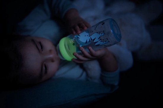 Tigex - TRANSITION+ - Babyfes 300ml - Fosforescerende nacht - silicon speen 0-6 m - 0-6 maanden van Tigex — afbeelding 4
