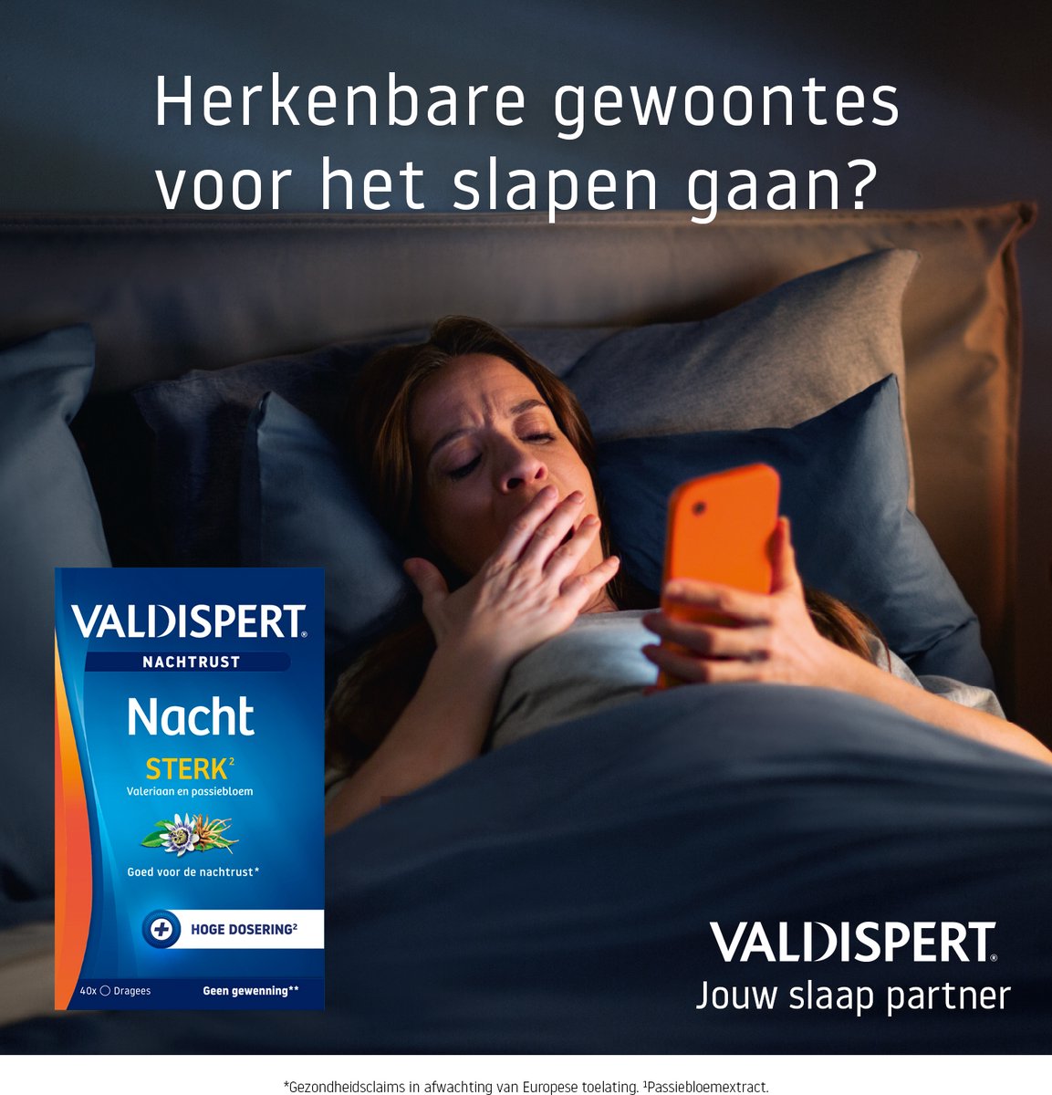 Valdispert Nacht Sterk - Passiebloem voor een goede nachtrust* - 40 tabletten — afbeelding 6