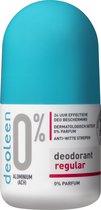 Bol.com Deoleen 0% Aluminium - Deodorant Regular Roller - 24 uur effectieve bescherming - 0% parfum - Dermatologisch getest - An... aanbieding