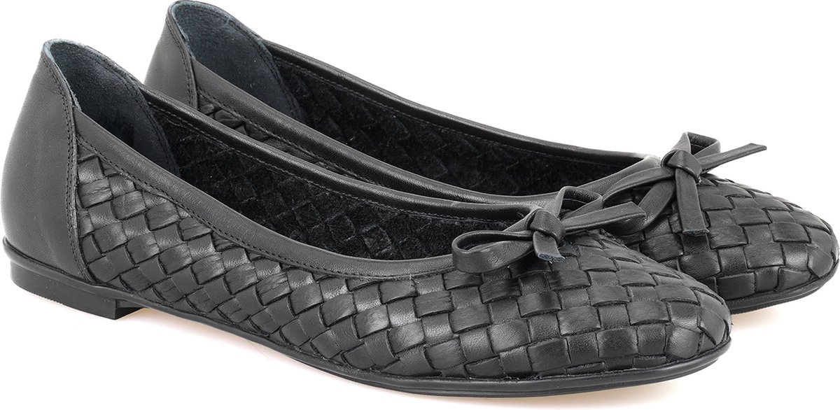 DESA Ballerina's Leer Zwart Vrouwen39