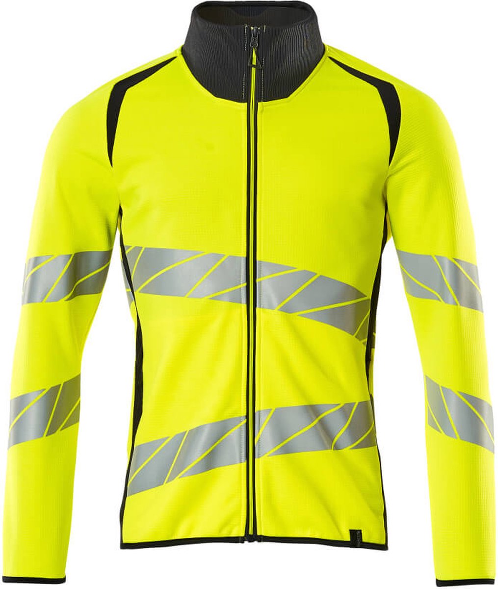 Mascot Accelerate Safe Sweatshirt met rits 19184-781 - hi-vis geel/donkermarine - XS
