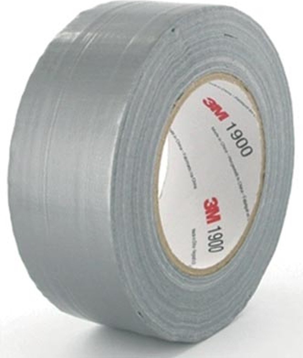 DuctTape 3M 1900 Economy 50mm x 50m zilver
