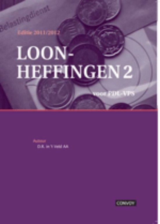 Loonheffingen 2 Voor Pdl-Vps / 2011/2012 - cover