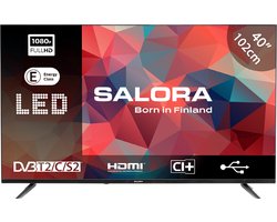 Salora 40FDB200 tv 101,6 cm (40") Full HD Zwart 200 cd/m²
