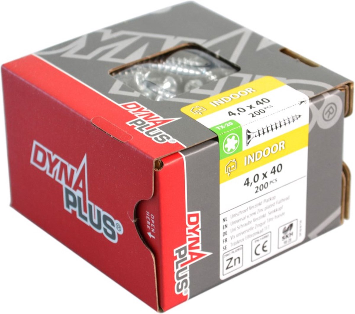 Dynaplus Constr.schroef Vz Pk +Snijpunt Tx-40 8.0X140/70