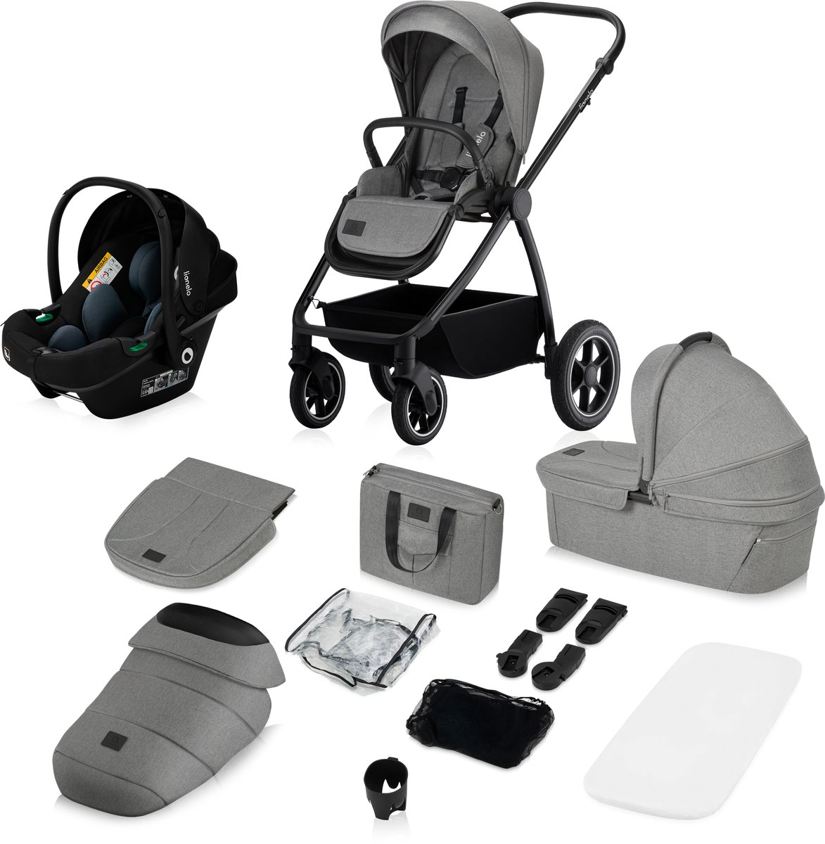 Lionelo Meril 3in1 Kinderwagen met (EAN: 5903771720137) - afbeelding 3