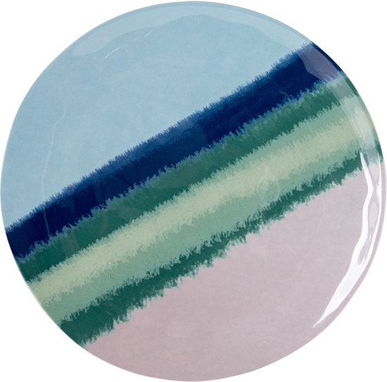 Bo-Camp - Servies - Halo - Blauw/Groen - 12 Stuks van Bo-Camp — afbeelding 3