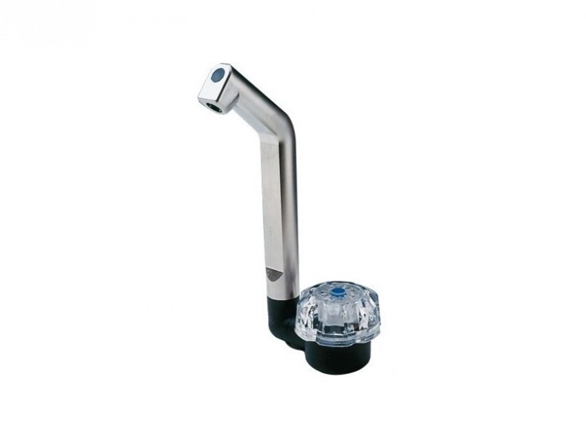 Reich Kraan Deluxe Klein Nikkel-Zwart 20mm - Kranen - Chroom/Zwart