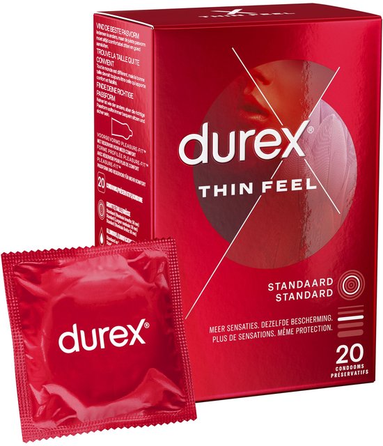 Condooms - Durex Condooms - Thin Feel - Extra Dun - 20 stuks