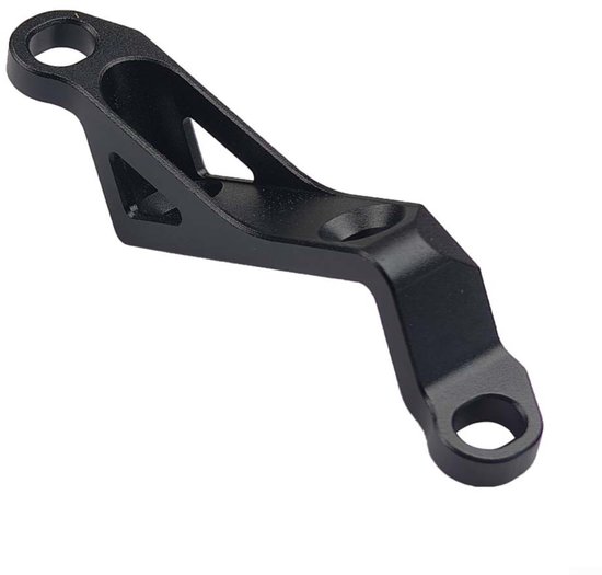 Fiets Schijfremadapter – IS-standaard – Voor 203mm Remschijf – Aluminiumlegering – Met Schroeven En Ringen – Voor BMX, Racefiets, Mountainbike – Zwart