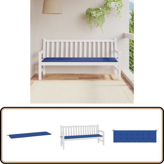 Tafelkleed 150 x 300 cm - Kiabi Home - BLAUW - Wonen - 20.00€ - Kiabi