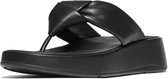 FitFlop F- Mode à plateforme en cuir souple Mode Knot NOIR - Taille 36