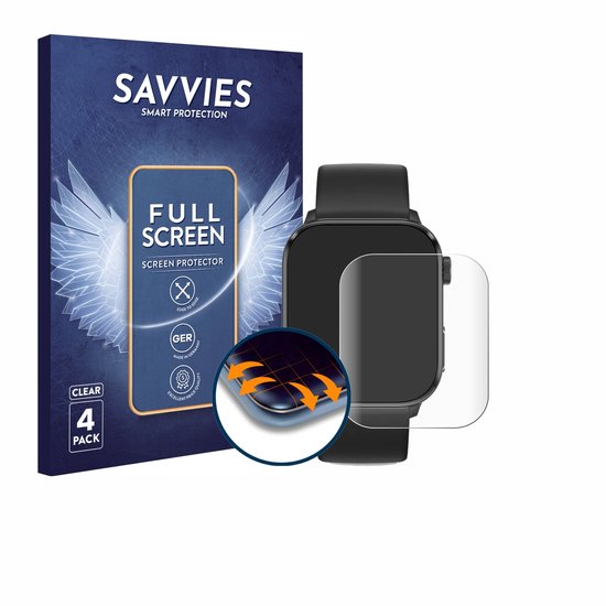 3-Pack Hydrogel Screen Protector For Doomixs Smartwatch 1.93" - Self-Healing TPU Film With Anti-Fingerprint