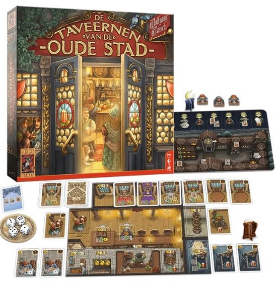 999 Games - De Taveernen van de Oude Stad - Bordspel - Gezelschapsspel