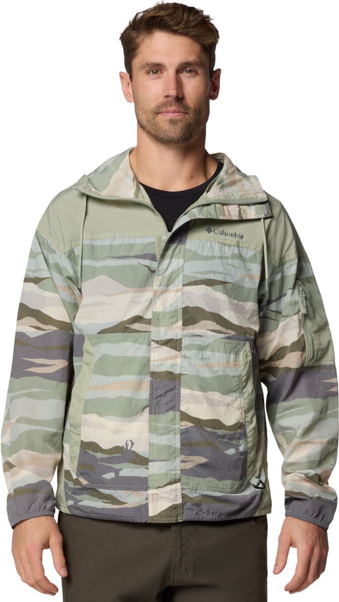 Columbia Challenger II Novelty Windbreaker Jacket Mannen Jasje Groen