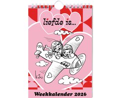 Liefde is - Weekkalender - 2026 - Romantisch